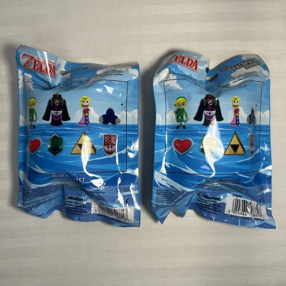 Nintendo‎ Legend Of Zelda Backpack Buddies Keychain Clip Mystery New Lot of 2